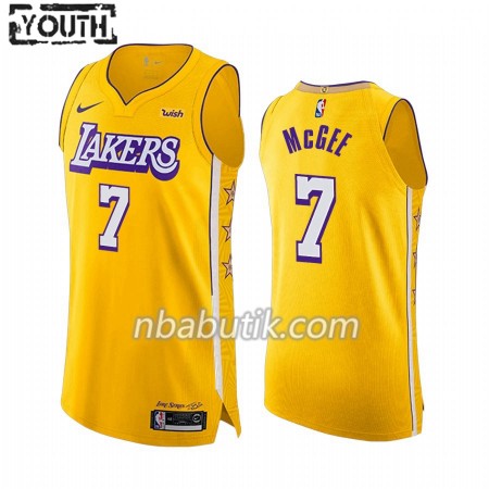 NBA Børn Trøje Los Angeles Lakers JaVale McGee 7 Nike 2019-20 City Edition Swingman